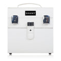 SHANY Color Matters - Makeup Travel Case Nail Accessories Organizer and Makeup Train Case - Makeup Storage Box - White Lily